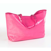 Wellie Market Tote Bag in Fuschia