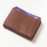 Quinley Front ID Card Wallet in Tan