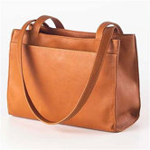 Leather Tab Shopper