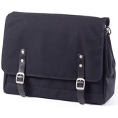 Canvas and Leather Courier Boarding Tote