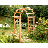 Cedar Arched Arbor