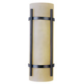 Zen Two Light Wall Sconce in Oil Rubbed Bronze - Energy Star