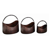 Loft Boat Shaped Metal Planters (Set of 3)