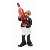 Urban Trends Polystone Waiter Tabletop Wine Rack