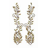 Urban Trends Down Face Fish Metal Wall D&eacute;cor (Set of 2)