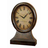 Urban Trends Wood Table Clock
