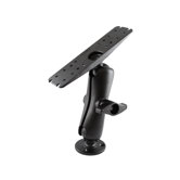 2.25" Ball Mount with 11" x 3" Rectangle Base and 3.68" Round Base