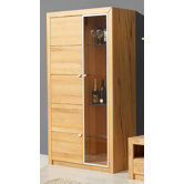 Vitrine "Bern" mit 2 Holzt&uuml;ren und 1 Glast&uuml;r