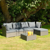 Siena Poly Rattan Modular Corner Sofa