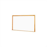 MLC Deluxe Markerboard with Wood Trim 4'H x 8'W