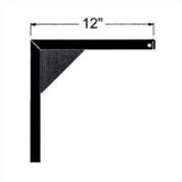 12" Non-Adjustable Screen Mounting Brackets (pair)