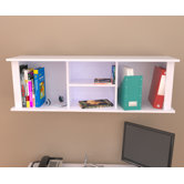Laura Wall Mounted Hutch with 2 Shelves