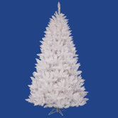 Crystal White Spruce 6.5' Artificial Christmas Tree with Clear Lights