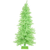 Chartreuse Wide Cut 7.5' Artificial Christmas Tree