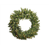 Prelit Camdon Wreath with Clear Lights