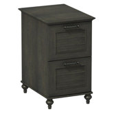 Volcano Dusk 2-Drawer File Cabinet in Kona Coast Espresso Finish