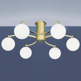 Ruben 6 Light Semi Flush Mount