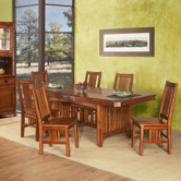 Arts and Crafts Pasadena 7 Piece Dining Set