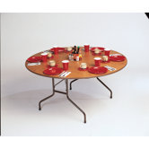 Melamine Top Round Folding Table