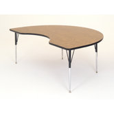 Kidney Shaped Activity Table with Short Legs