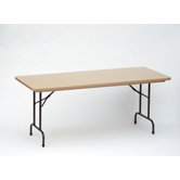 Plastic Folding Table with Adjustable Legs