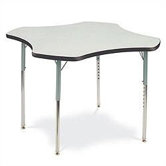 Clover Shaped Activity Table with Standard Legs