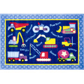 Olive Kids Under Construction Truck Kids Rug
