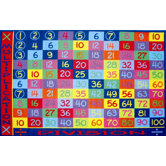 Fun Time Multiplication Classroom Kids Rug