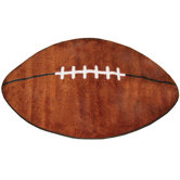 Fun Shape High Pile Football Sports Kids Rug