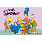 The Simpsons Family Breakfast Kids Rug