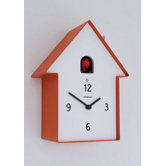 Cuckoo Meridiana Wall Clock in Orange
