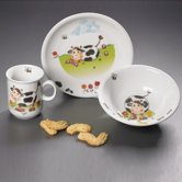 3-tlg. Kinder-Set "K&uuml;he"
