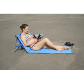 Reclining Beach Mat in Bright Blue