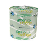 Green Heritage Toilet 2.4" Tissue, 2-Ply, 500/Roll