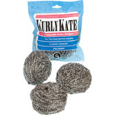Large Kurly Kate Stainless Steel Scrubbers 12 per Pack