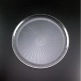 18" Party Tray Serving Platters in Clear