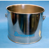 Stainless Steel 5 Gallon Round Mop Bucket without Casters