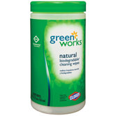 7" x 7.5" Natural Wipes in White