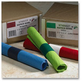 (2000 per Carton) Paper Napkin Bands in White