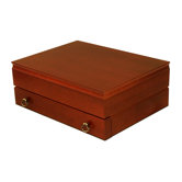 Lancaster Flatware Storage Chest in Deep Mahogany