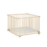 Geuther Belami Large Strips Playpen in Natural