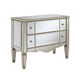 Mirrored Accent Chests