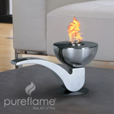 Pipe Table Top Fireplace