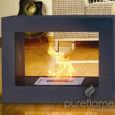 Window Flame Ethanol Fireplace