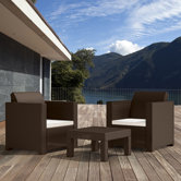 Colorado 3 Piece Seating Group with Cushion