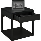 Parsons End Table with Drawer