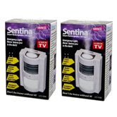 Sentina 4-Way Smart Rechargeable LED Light (Twin Pack)