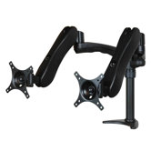 Hydro Series Dual Arm Articulating TV / Monitor Grommet Desk Mount