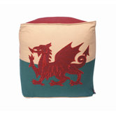 Wales Flag Patriotic Duck Pouffe