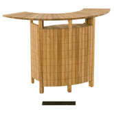 Teak Demi Lune II Home Bar